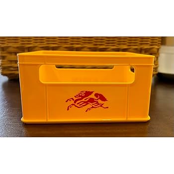 キリンビール　キリンオレンジ　4個　ビールケース　瓶ケース　コンテナ　昭和レトロ キリンビール キリンオレンジ 4個 ビールケース 瓶ケース